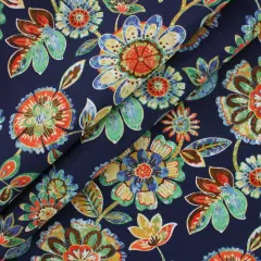 Richloom Solarium DAELYN Outdoor/Indoor Fabric Navy