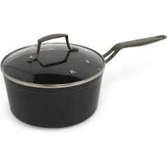 Blu. Cookware 2.7QT Nonstick Sauce Pan with Lid, Non-Toxic