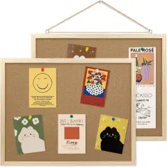 2 Pack Cork Bulletin Board, 14.6"X 11"(Craft)
