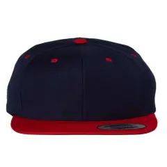 YP Classics&reg; Flat Bill Snapback Cap Navy/ Red