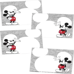 40 Pieces-Disney Retro Mickey Mouse Self-Adhesive Student Name Tags for Teachers