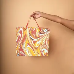 Jumbo Gift Bags 14" X 16" - Pack of 5 by ExpoBazaar Multi