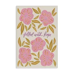 Stupell Industries Florals Filled With Hope Canvas By Amanda Houston