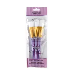 RCC 415 | Crafter's Choice&trade; 3pc White Taklon Large Brush Set
