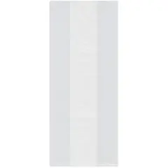 Plymor 10" x 6" x 24" (Pack of 100), 2 Mil Gusseted Plastic Bags