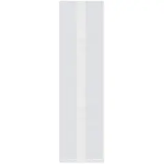 Plymor 5" x 4" x 18" (Pack of 100), 1 Mil Gusseted Plastic Bags