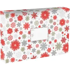 Pack/6: Sparkleflake Theme Mailing Box - 18 x 3 x 12"