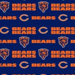 Licensed NFL Chicago Bears Cotton 6312D Fabric by the Yard