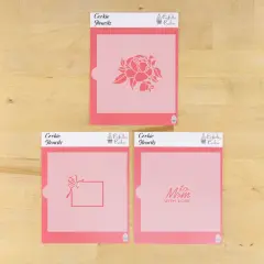 To Mom With Love 3 Piece Cookie Stencil Bundle