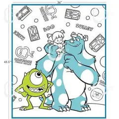 Disney&middot;Pixar Coloring Collection - Monsters Color Me Panel - Multi