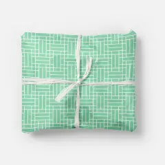 Seafoam Green Chinese Lattice Wrapping