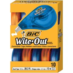 Wite-Out&reg; Brand EZ Correct&reg; Correction Tape, Pack of 10