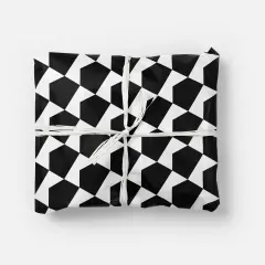 Black & White Geo Shape Gift Wrap VII
