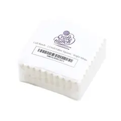 Threadsmith - 2.5 inch Mini Charm Pack - 84 Precut Cotton Fabric Squares (White)