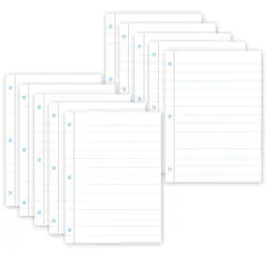 Smart Poly&reg; PosterMat Pals&trade; Space Savers, 13" x 9-1/2", White Notebook Paper, Pack of 10