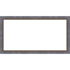 Two Tone Framed Dry Erase Magnetic Board Blue Copper