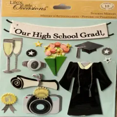 K & Company Life's Little Occasions High School Graduation Sticker Medley