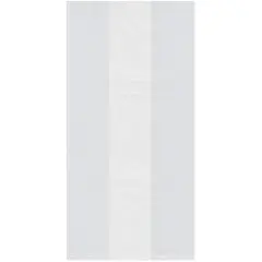 Plymor 12" x 8" x 24" (Pack of 100), 2 Mil Gusseted Plastic Bags