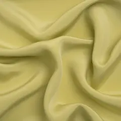 1 Yard Soft Nile Green Silk Crepe 44" Wide Heavyweight 4 Ply Fabric for Couture Projects