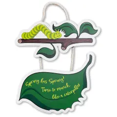 Caterpillar Cut-Out Door Hanger