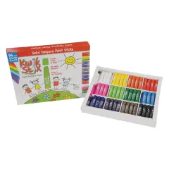 The Pencil Grip Kwik Stix Solid Tempera Paint - Classroom Pack - 96 pack