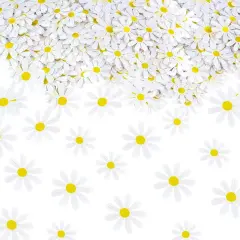 250PCS Daisy Confetti Flower Table Confetti Bridal Baby Shower Decorations Engagement Party Decorations