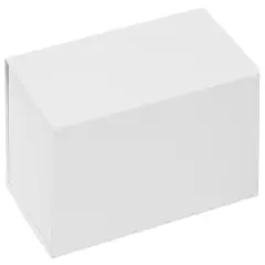 Pack/3: White Magnetic Closure Gift Box - 6-5/8 x 3-5/8 x 2-1/2"