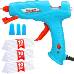 40W Glue Gun,Hot Glue Gun with 30 Glue Sticks Glue Gun and Sticks Set, Hot Glue Gun for Home Repair Crafting DIY Arts
