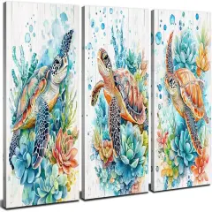 Sea Turtle Summer Wall Decor