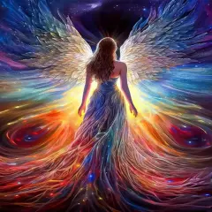 Paint by Numbers Kit for Adults Angel Fairy-Paint by Numbers Angel,Paint by Number Kit for Canvas Perfect for Home Wall Decor(16x20 Inch)