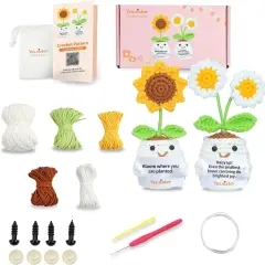 Potted Crochet Kit (Sunflowers)