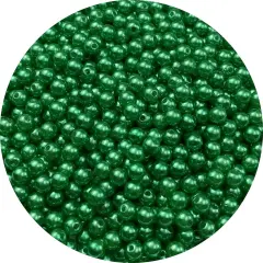 800pcs Pearl Beads 6mm Round Pearl Beads with Hole for DIY Bracelet Necklace Jewelry Making Supplies Handmade Craft(Green)