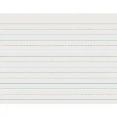 Newsprint Handwriting Paper, Skip-A-Line, Grade 1, 1" x 1/2" x 1/2" Ruled Long, 11" x 8-1/2", 500 Sheets