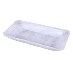 Resin White Swirl Tray