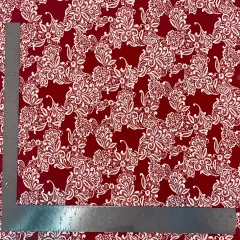 1 yard Liverpool knit floral print fabric with stretch for dresses tops skirts blouses 60 inches wide Black