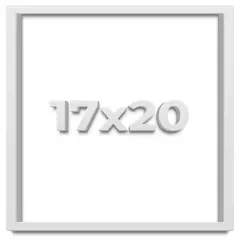 Shadow Box 1.5" Depth White Picture Frame - UV Acrylic, Backing, Hanging Hardware