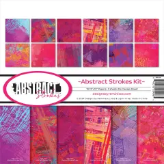 Reminisce Collection Kit 12"X12"-Abstract Strokes