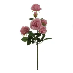 27" Rose Spray - 5 Flowers & 1 Bud-3 PACK
