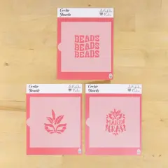 Mardi Gras 3 Piece Cookie Stencil Bundle