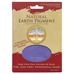 Natural Earth Paint Earth & Mineral Pigment - Ultramarine Purple, 3 oz