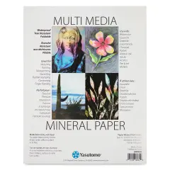 Yasutomo Mineral Paper Artist Pad - 11" x 14", 20 Sheets, 100 lb (150 gsm)