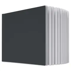 Uglybooks Perfect Bound Notebook - NO.2 Tuxedo, 5-3/4" x 8", 135 gsm, Pkg of 3