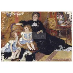 Redesign A1 Decoupage Rice Paper (Mulberry Tissue Paper) - Family Moment 23.4"X33.1"