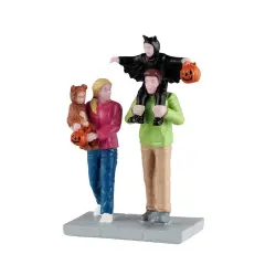 Neighborhood Trick-Or-Treaters - Lemax Spooky Town