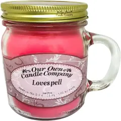 Lovespell Scented 13 Ounce Mason Jar Candle