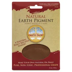 Natural Earth Paint Earth & Mineral Pigment - Copper Mica, 3 oz