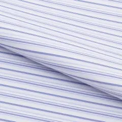 Diverse Shade of Stripes Printed On Recycled Spandex Fabric White/Lavender