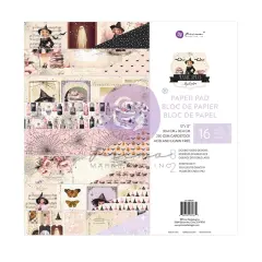 Magic Spell Collection Paper Pad - 12x12 - 16 sheets - 8 double sided designs x 2 sheets each paper pad 