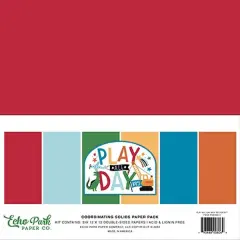 Echo Park Play All Day- Boy Solids Kit