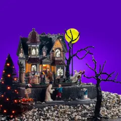 The House Of Shadows Set - Lemax Spooky Town